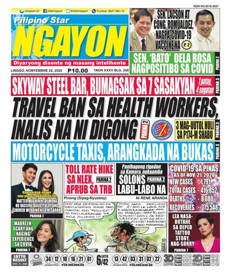 latest news in the philippines tagalog|News .
